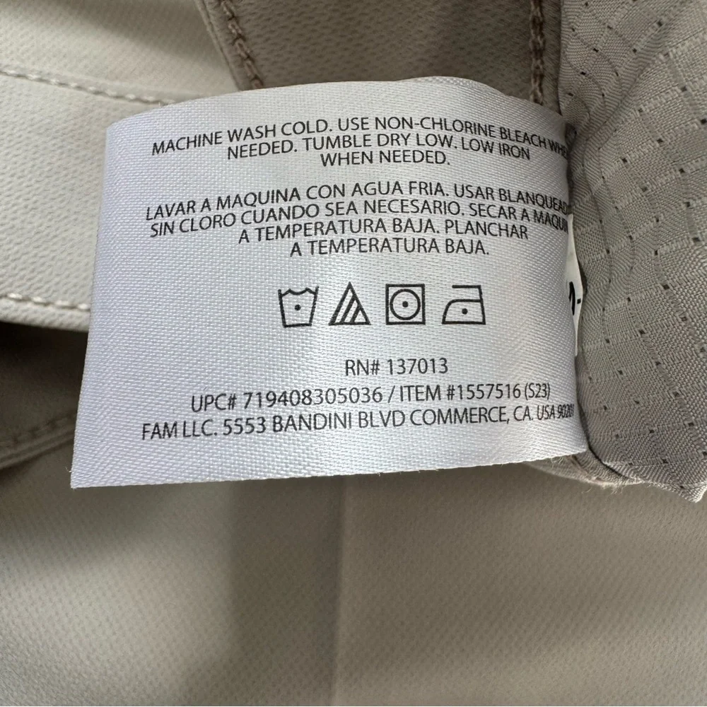 Banana Republic Men's Polyester Lightweight Tan‎ Beige Pants Size 40x32